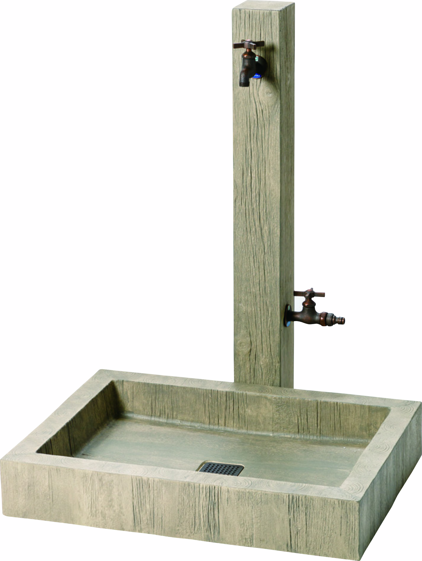 立水栓ユニット ラフウッド – ニッコーエクステリア